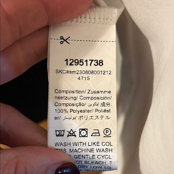 Smurfs White Long Sleeve juniors  Shirt - Picture 3 of 6